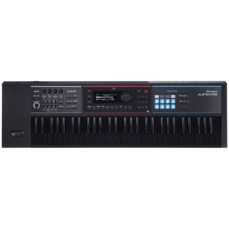 Teclado-Sinterizador-61-Teclas-Pretas-Edicao-Limitada-JUNO-DS-61B---Roland