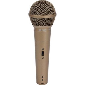 Microfone Vocal Dinâmico LS-58 Champanhe - Leson