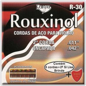 Encordoamento Para Violão Aço R-30 011/042 - Rouxinol