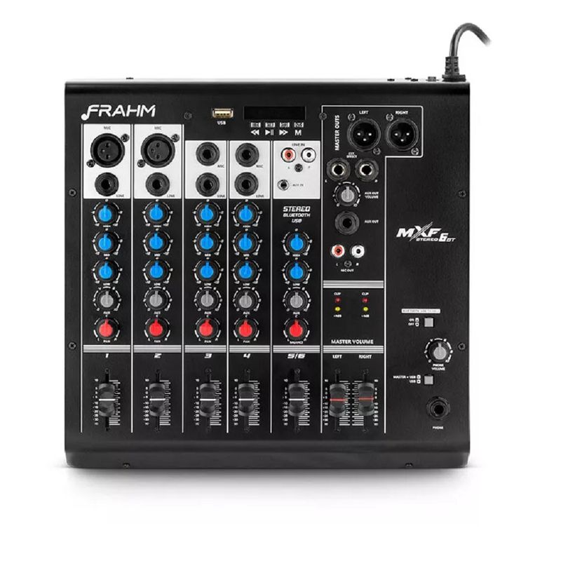 Mesa-de-Som-6-Canais-Com-Bluetooth-MXF-6-BT---Frahm