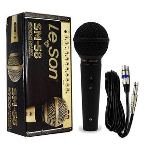 Microfone Com Fio Cardióide SM-58 P4 - Leson