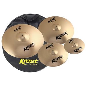 Set de Pratos HX Serie 14HH/16CR/20RI+10SP HX-SET1 - Krest