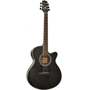Violão J White Elétrico Western Preto AH-50T BK - PHX