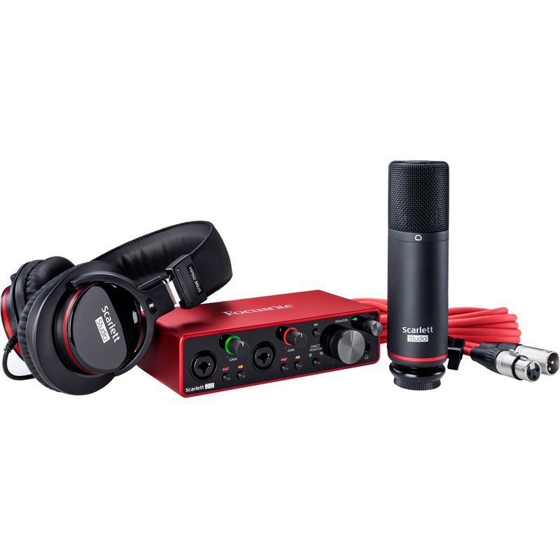 Kit-Interface-Scarlett-2i2-Studio-3rd-Gen---Focusrite