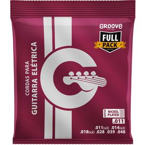 Encordoamento Para Guitarra Full Pack Calibre 0.011 GFP2X – Groove