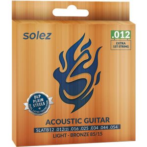 Encordoamento Para Violão Bronze 85/15 SLATB-12 – Solez