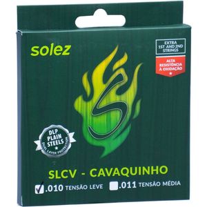 Encordoamento Cavaquinho .010 Tensão Leve SLCV L - Solez