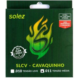 Encordoamento Cavaquinho .011 Tensão Média SLCV M - Solez