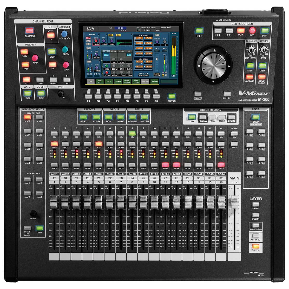 Mesa de Som Digital V-Mixer M-300 - Roland | Mesas de Som