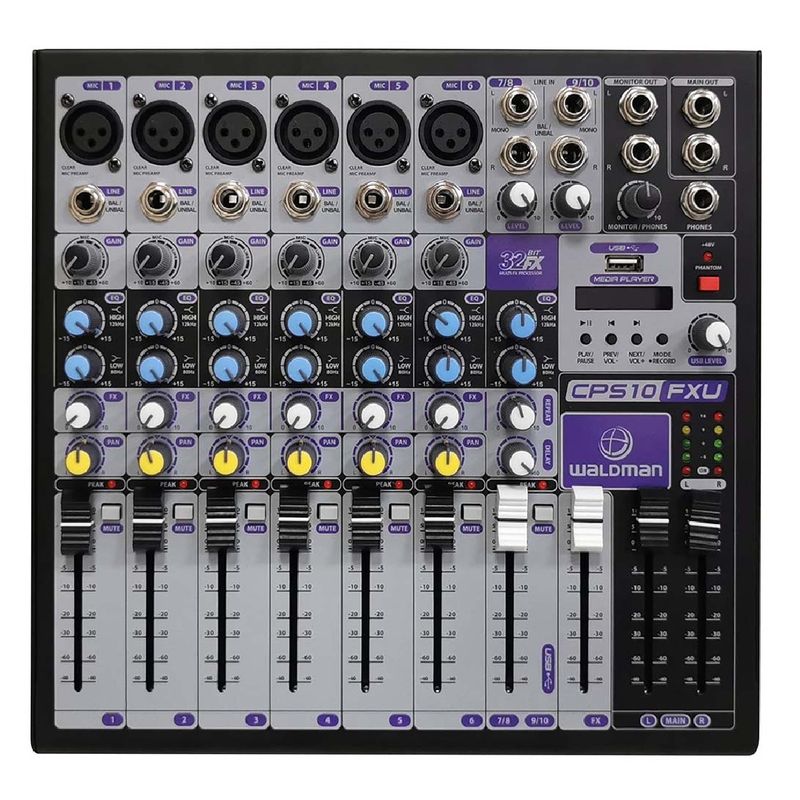 Mesa-de-Som-10-Canais-Com-Bluetooth-EFX-e-USB-CPS-10-FXU---Waldman