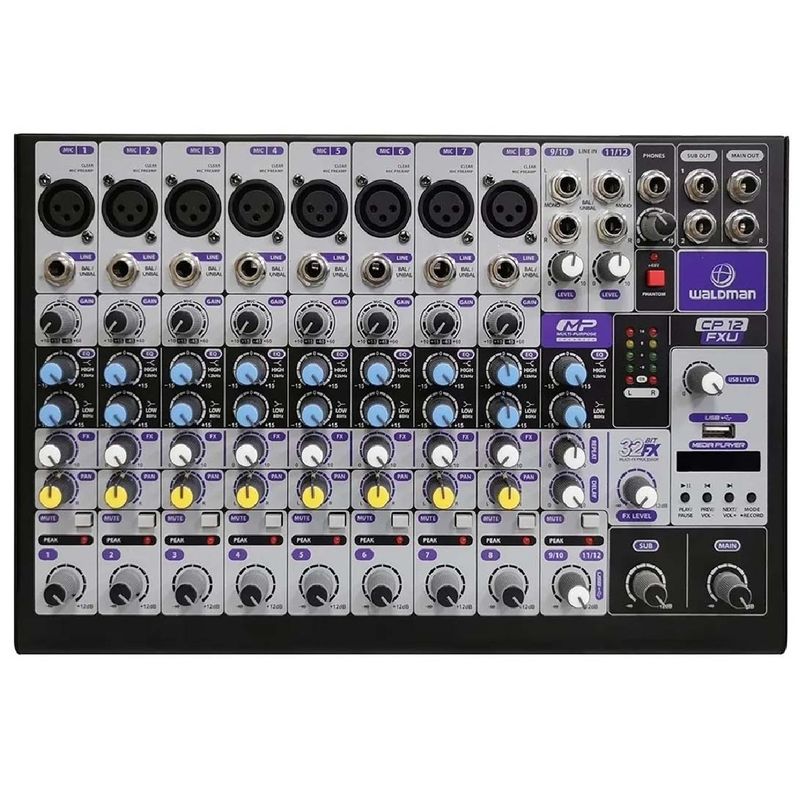 Mesa-de-Som-12-Canais-Com-Bluetooth-EFX-e-USB-CP-12-FXU---Waldman