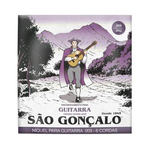 Encordoamento Para Guitarra Níquel 9/42 EC-0446 - São Gonçalo