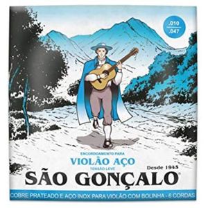 Encordoamento  Prata  Bolinha Para Violão 012 - São Gonçalo