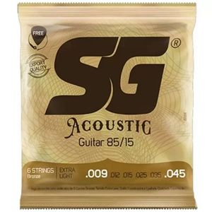 Encordoamento Para Violão Aço 009 85/15 Bronze IZ-6684-C - SG