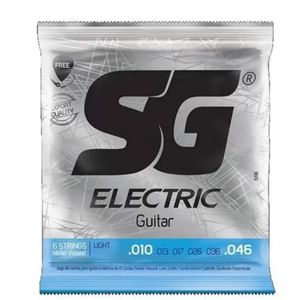 Encordoamento Para Guitarra 010 Níquel IZ - 5198 - C  - SG