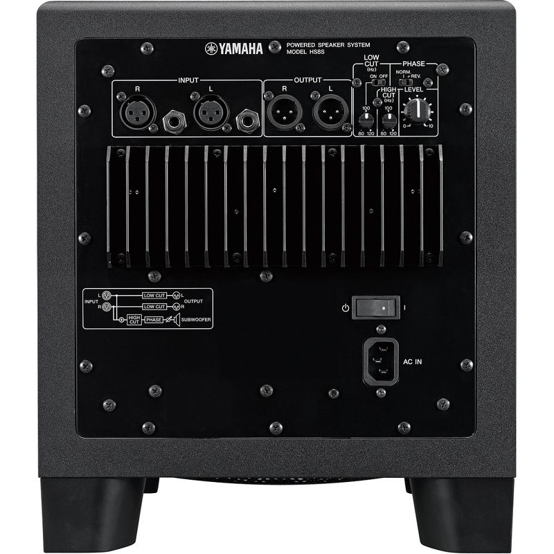 Subwoofer-Amplificado-de-8-polegadas-HS-Series-HS-8S---Yamaha-1