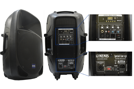 Caixa-Ativa-12--280W-SPECIAL-LINE-12A--Nenis | Caixas | Ninja Som
