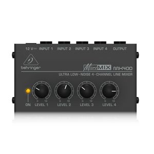 Mixer de 4 Canais Micro Mixer MX-400 - Behringer