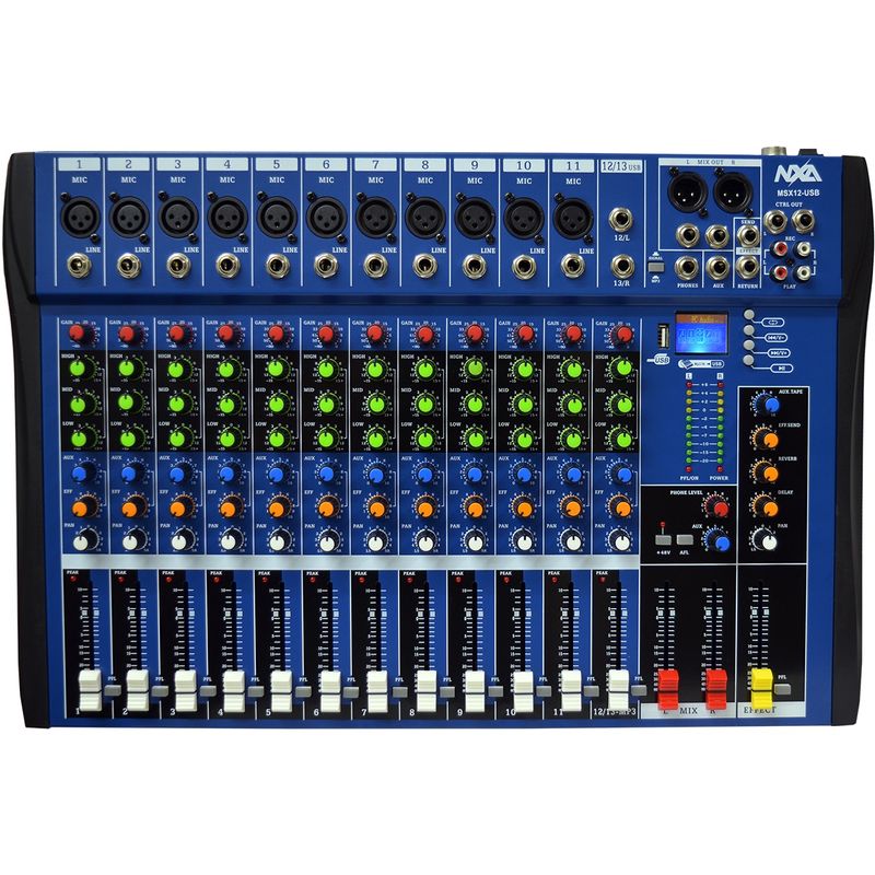 Mesa-de-Som-12-Canais-Com-Bluetooth-EFX-e-USB-MSX-12-USB---NXA