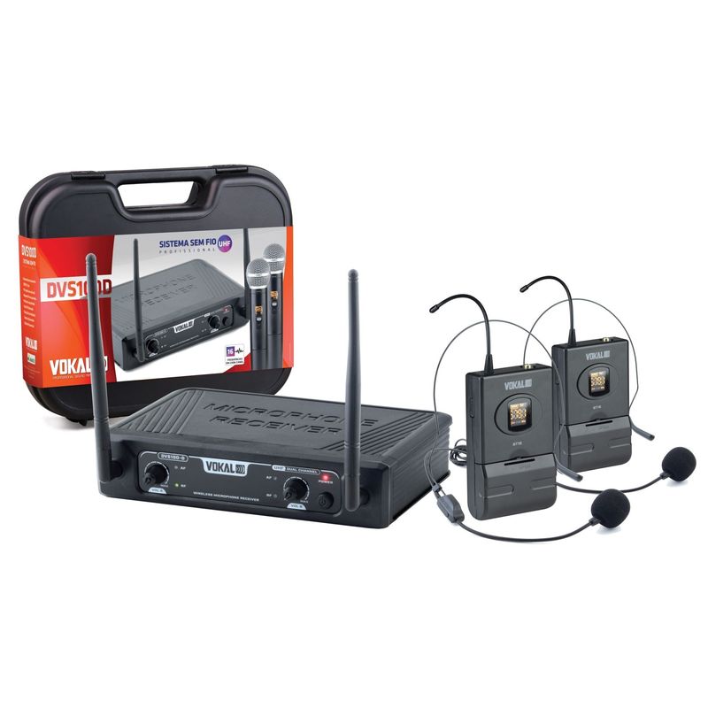 Microfone-Sem-Fio-Duplo-de-Cabeca-DVS-100DH---Vokal