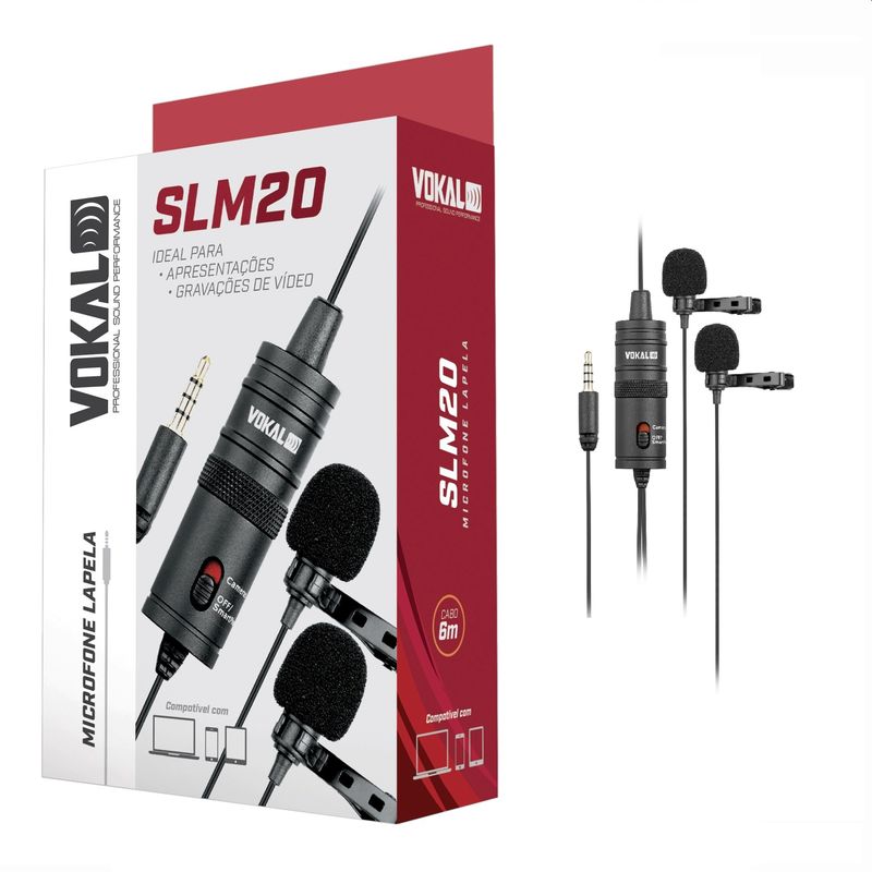 Microfone-Com-fio-Lapela-Duplo-SLM-20---Vokal