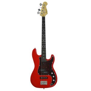 Contrabaixo 4 Cordas Vermelho EB-224 RD - Maclend