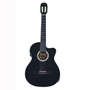 Violão Cutaway Eletroacústico Nylon MCC BK - Maclend