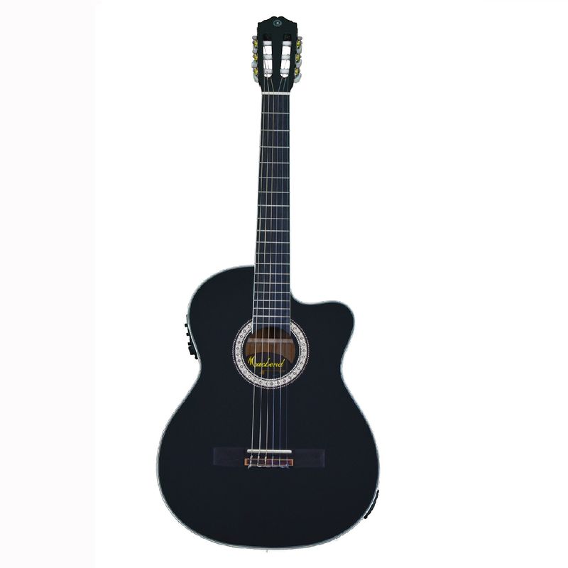 Violao-Cutaway-Eletroacustico-Nylon-MCC-BK---Maclend