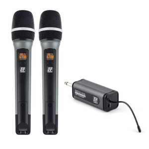 Microfone Sem Fio Duplo de Mão SFH-20 - Staner