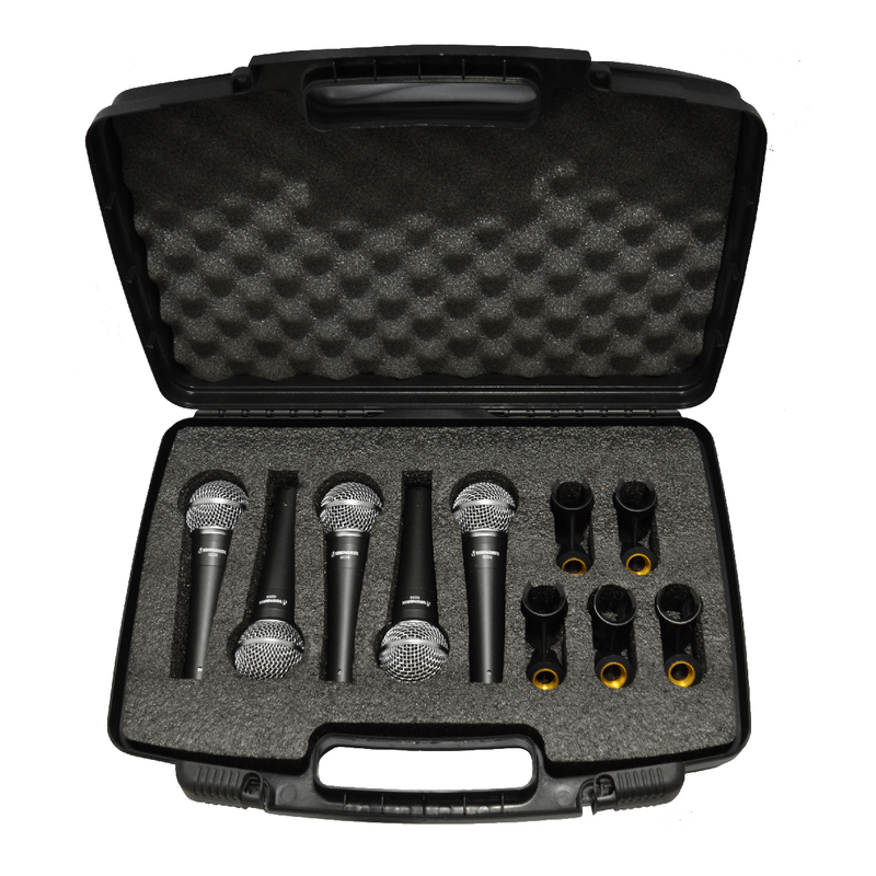 Kit-de-Com-5-Microfones-Vocal-SD58-K-5---Soundrix