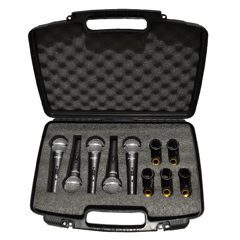 Kit-de-Com-5-Microfones-Vocal-SD58-K-5S---Soundrix