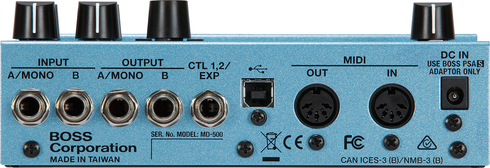 Pedal Multiefeitos de Modulação BOSS MD-500 Modulation - Ninja Som