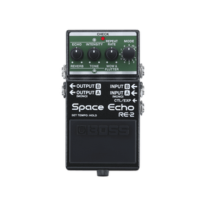 BOSS RE-2 Space Echo pedal de delay e reverb compacto
