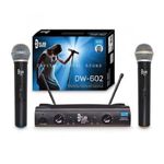 Microfone-Sem-Fio-Duplo-de-Mao-UHF-DW-602---Dylan-1