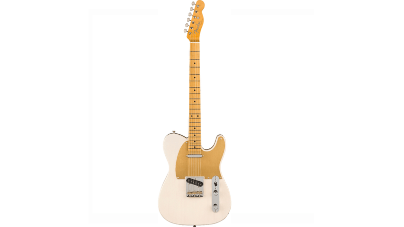 ギター Fender MIJ JV Modified 50s Telecaster BW Two Tone - Fender Made in Japan JV Modified 50s Telecaster White