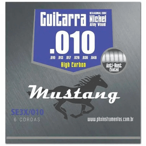 Encordoamento Mustang para Guitarra High-Carbon SE3X-010 - Phx