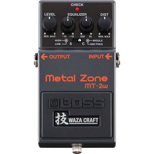 Pedal de Distorção BOSS Pedal MT-2W Metal Zone Waza Craft