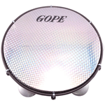 Pandeiro-12-Envernizado-Aro-Epoxi-Platinela-Galvanizada-Holografica-635-PFH---Gope
