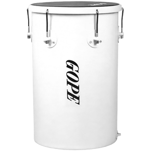 Rebolo Reto Alumínio 50X12" Branco Pele Napa LAL5012SMNBB - Gope