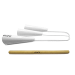 Agogo-Triplo-Branco-com-Baqueta-677-B---Gope
