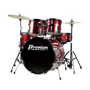 Bateria Acústica Vermelha DX-722 WR - Premium