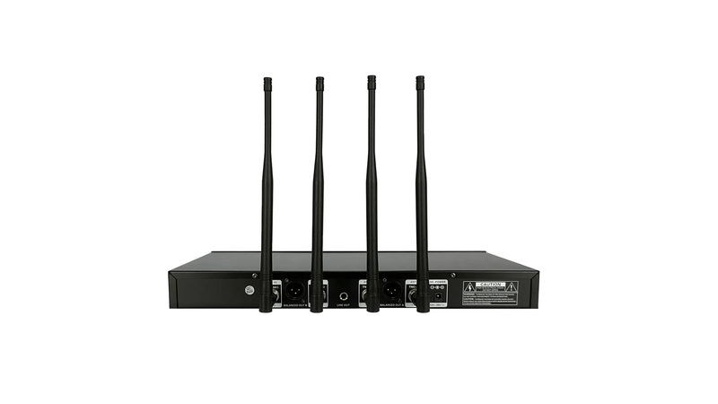 Microfone Sem Fio Duplo Profissional Mão UHF SD-80 MM - Soundrix