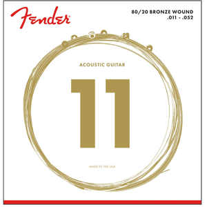 Encordoamento Bronze 80/20 para Violão 70-CL - Fender