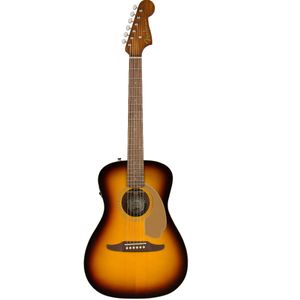 Violão Eletroacústico Aço Malibu Player Sunburst - Fender