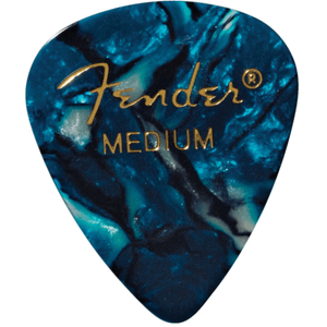 Palheta Premium Celuloide Ocean Turquoise Medium 351 - Fender