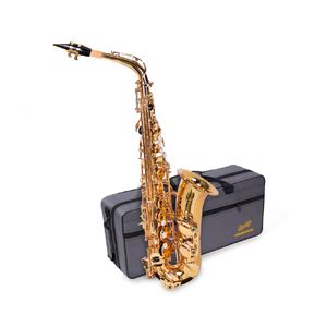 Saxofone Alto Dourado Com Semicase 16460 - Dominante
