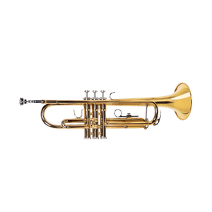 Trompete Dourado Em Bb Com Bocal 16465 - Dominante