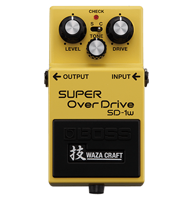 BOSS SUPER OverDrive 技　SD-1w Pedal de Overdrive BOSS SD-1W Super Overdrive Waza Craft