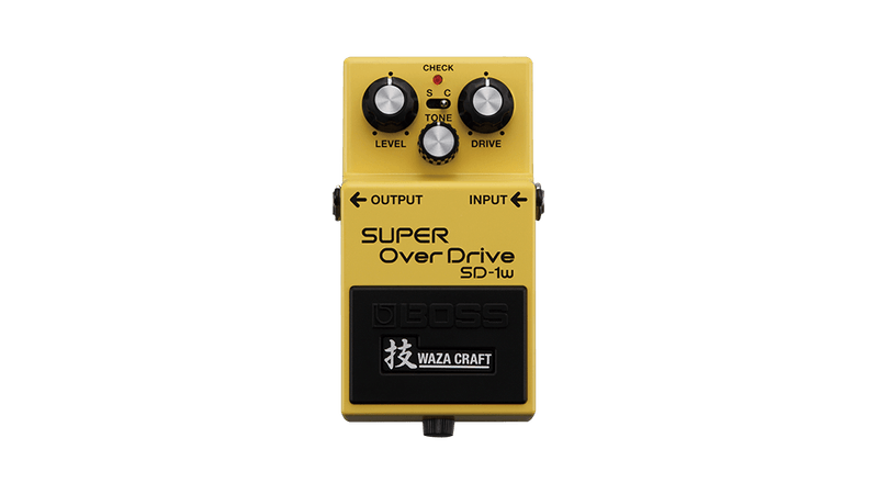 Pedal de Overdrive BOSS SD-1W Super Overdrive Waza Craft