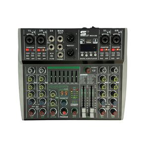 Mesa de Som 6 Canais Com Bluetooth, EFX e USB MGC-6 USB - Soundcast